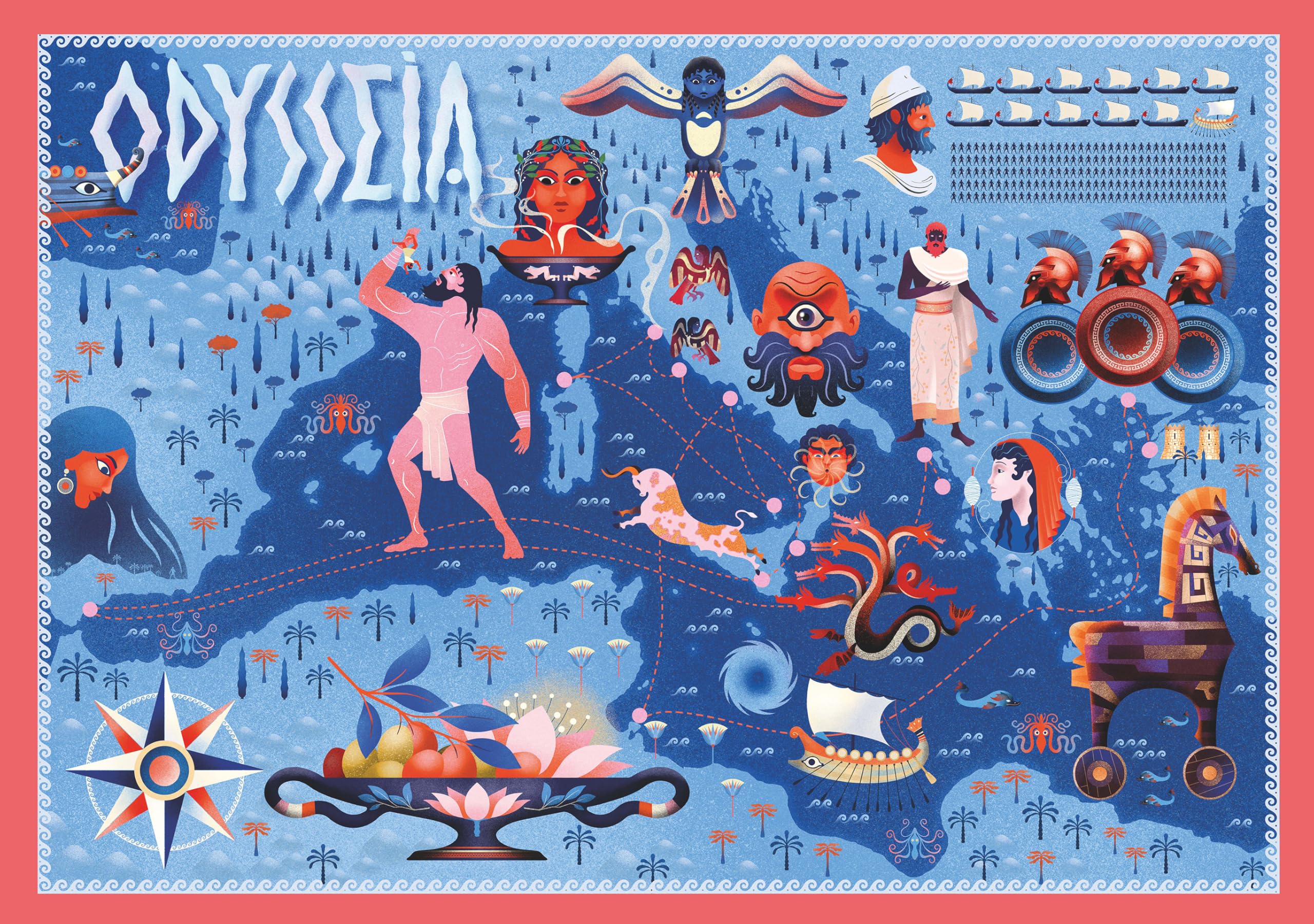 Puzzle 1000 pièces - Le voyage d'Ulysse: 37664