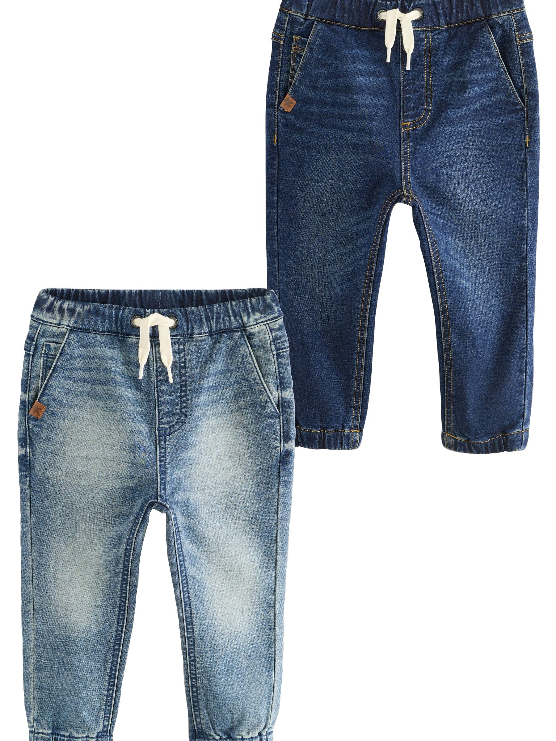 NEXT 2 Jeans Jogging Elasticizzati Per Ragazzo - Vestibilità Ampia, 9 Mesi - 3