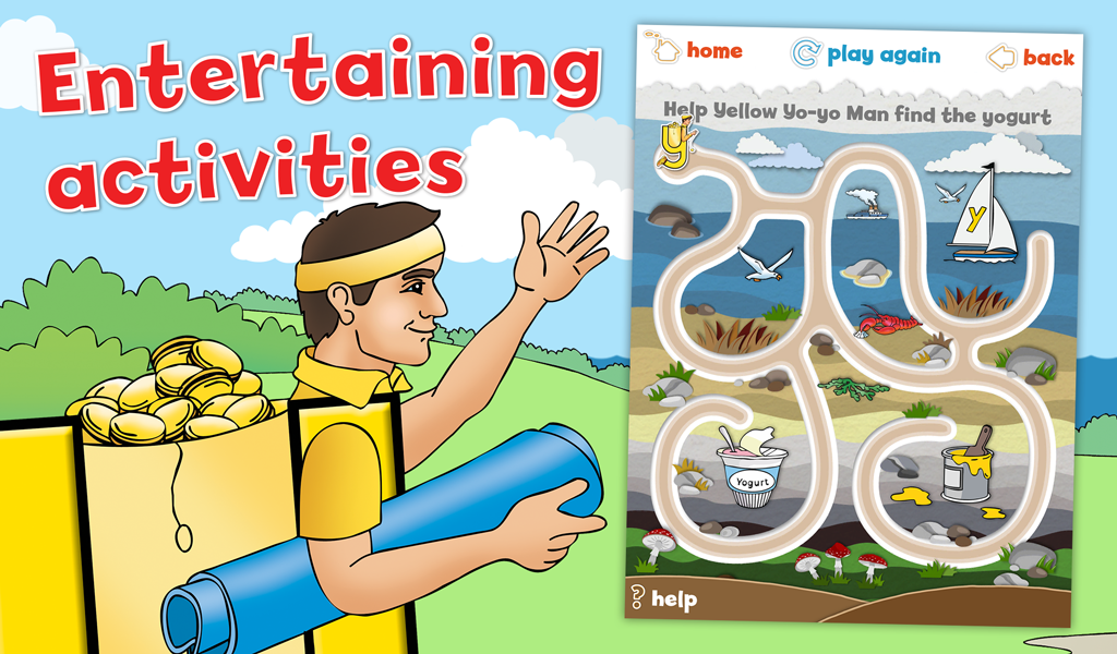 Letterland Stories Walter Walrus, Fixit Max & Yellow Yoyo Man