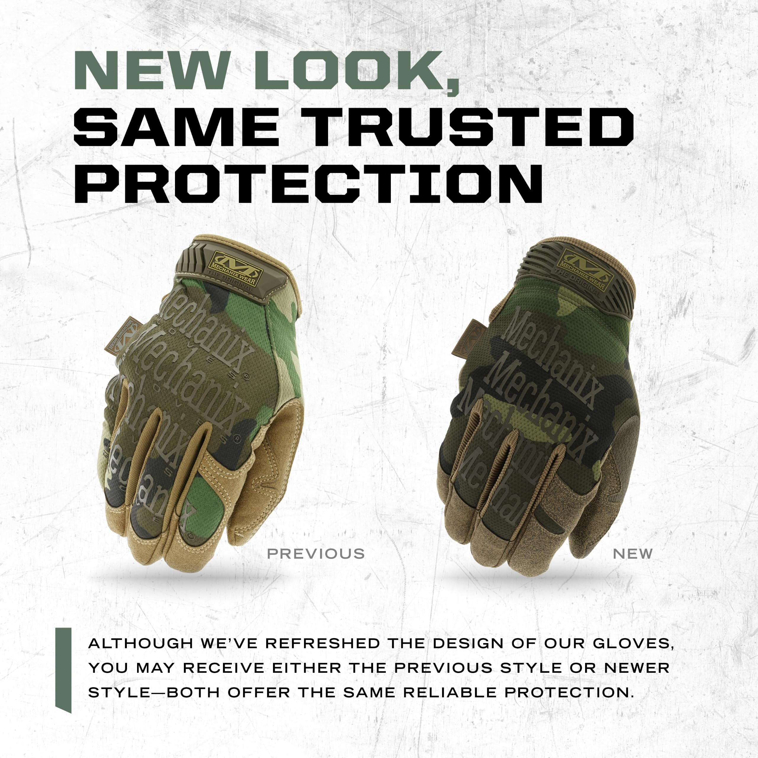 Mechanix Wear - Original Woodland Camo Gants (Large, Camouflage)