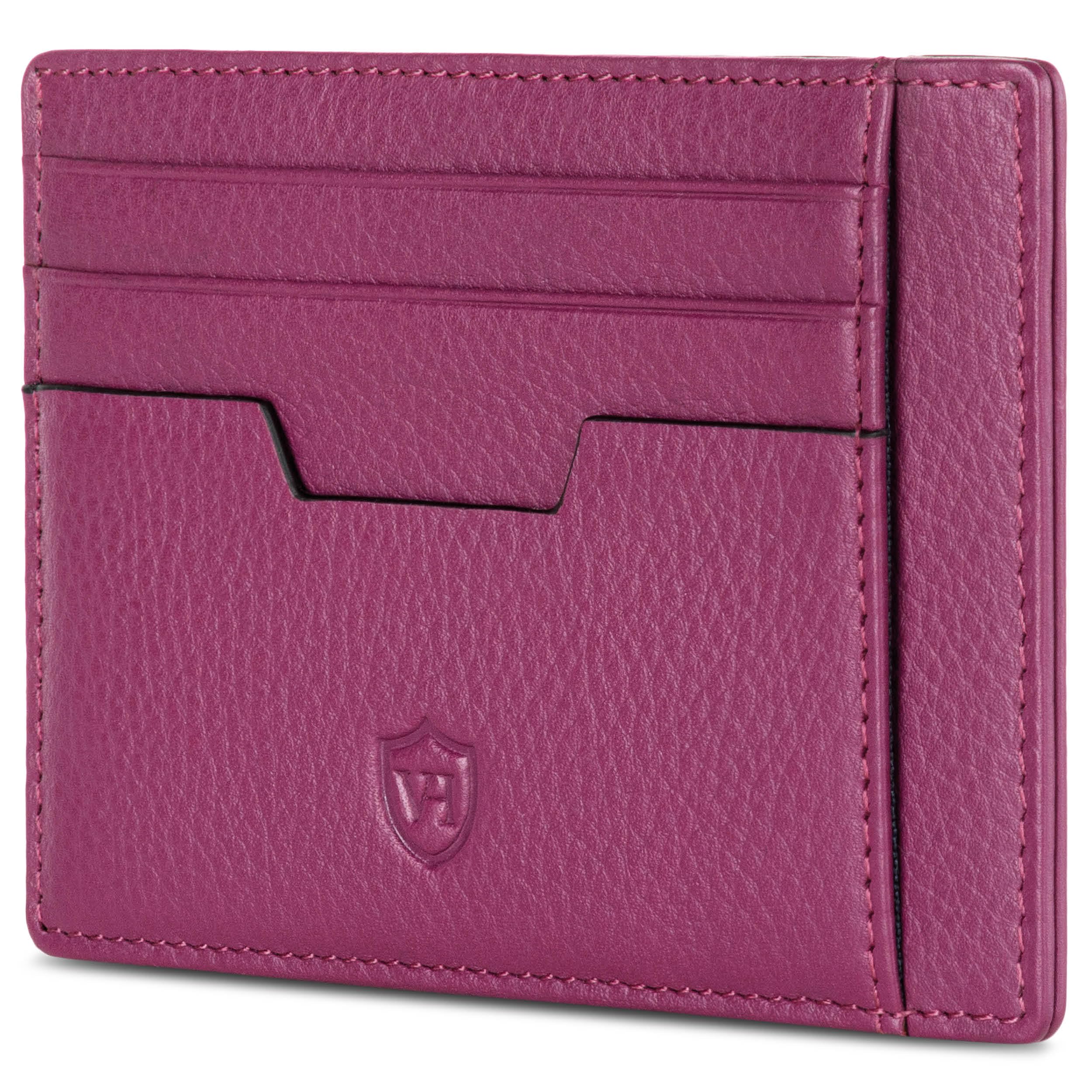 VON HEESEN Echtleder RFID Kartenetui aus Nappa-Leder - 9 Fächer - Querformat Kreditkartenetui für Damen & Herren