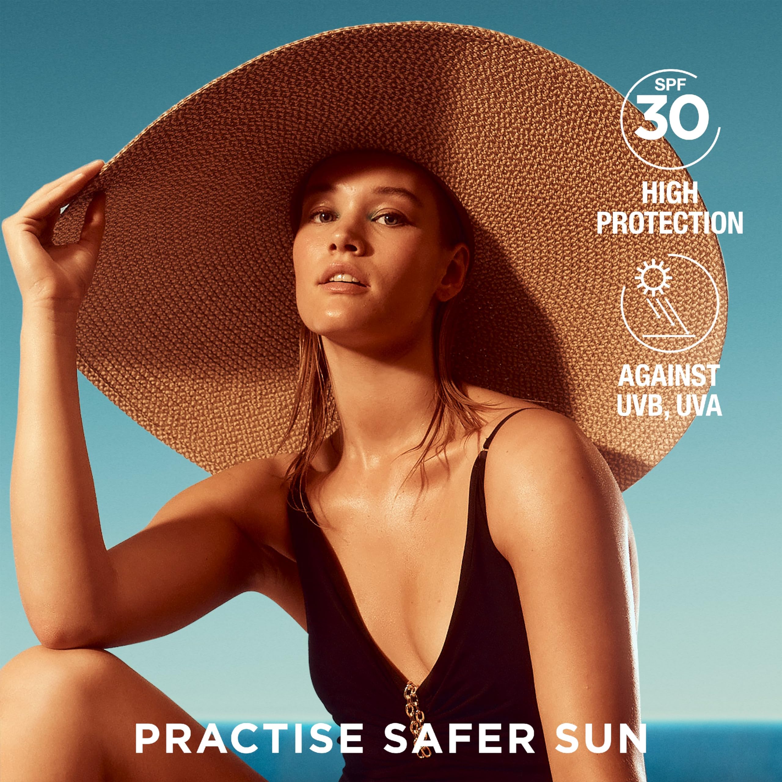 Garnier Ambre Solaire Self Tan (150ml), SPF 30 Ideal Bronze Tanning For Face & Body, Fake Tan, Tan Enhancing - Image 3