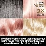 ghd Platinum+ Styler ― 1" Flat Iron Hair Straightener, Professional Ceramic Hair Styling Tool for Stronger Hair, More Shine, & More Color Protection ― Black