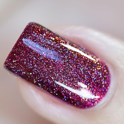 Miniatura 673 de ILNP Madison Ave Esmalte de uñas holográfico metálico rosa antiguo