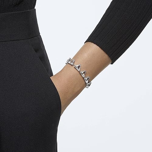 Miniatura 4 de SWAROVSKI Ortyx, pendientes y pulsera colección de joyas de cristal, cristales transparentes, acabado rodio