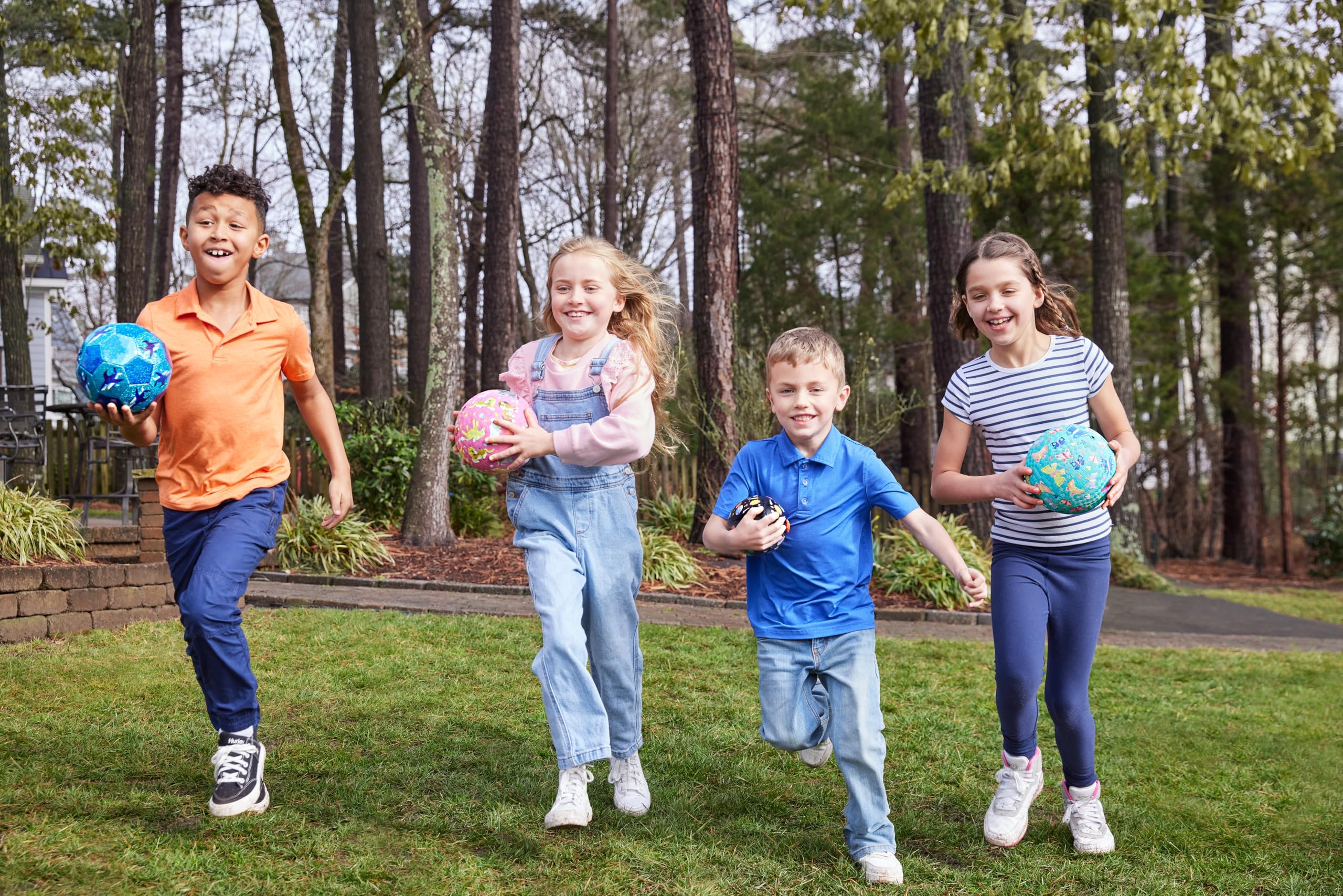 Crocodile Creek Rubber Playground Ball, Ships Inflated, PVC-Free, Durable Design for Outdoor Games and Active Ball Sports, for Kids Ages 3 Years and Up, 5'/7 Size,