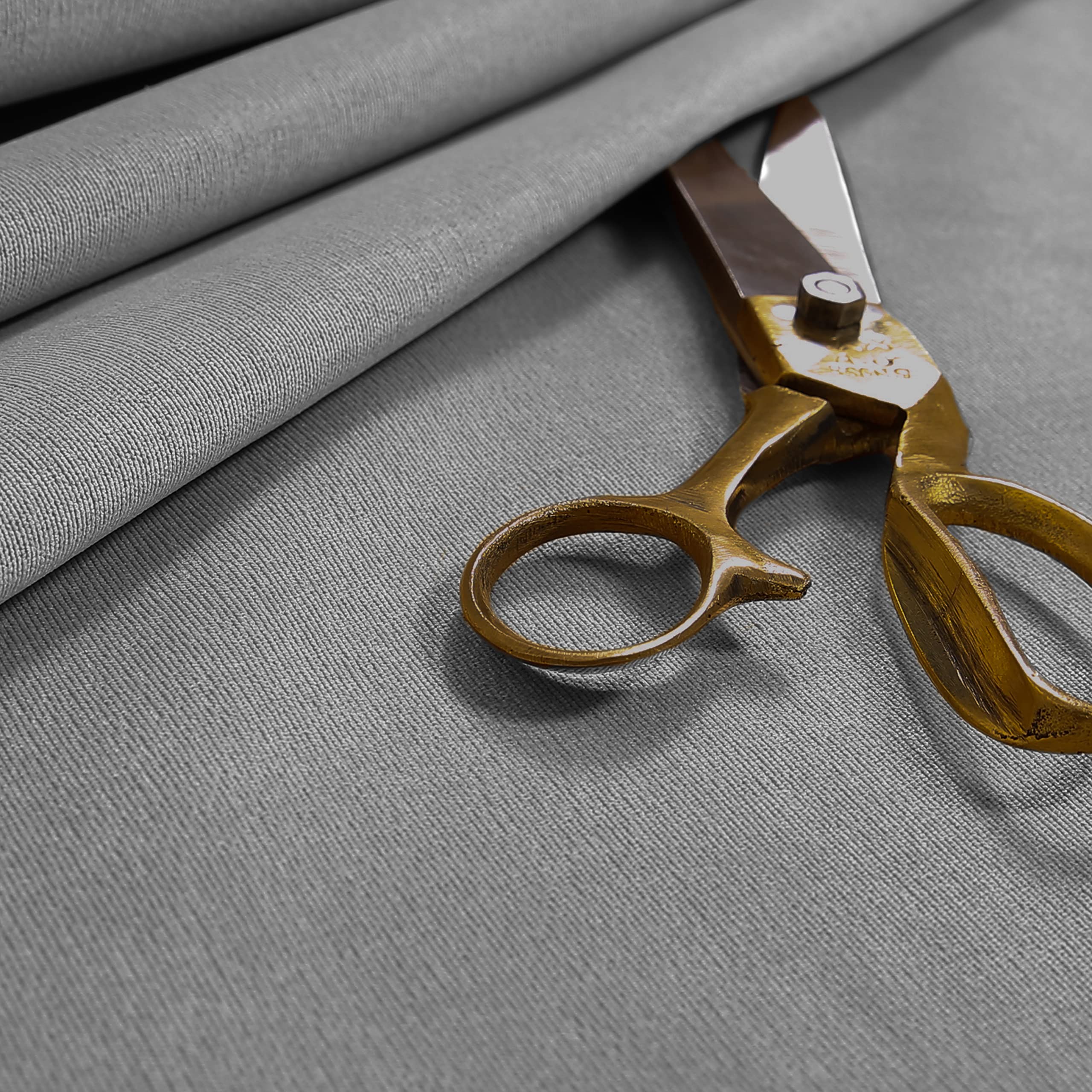 Redbrick Mill Fabrics Flame Retardant Elasticated Distressed Chenille Hard Wearing Upholstery Fabric by The Metre for Curtains and Cushions, Silver Grey (Per Metre)