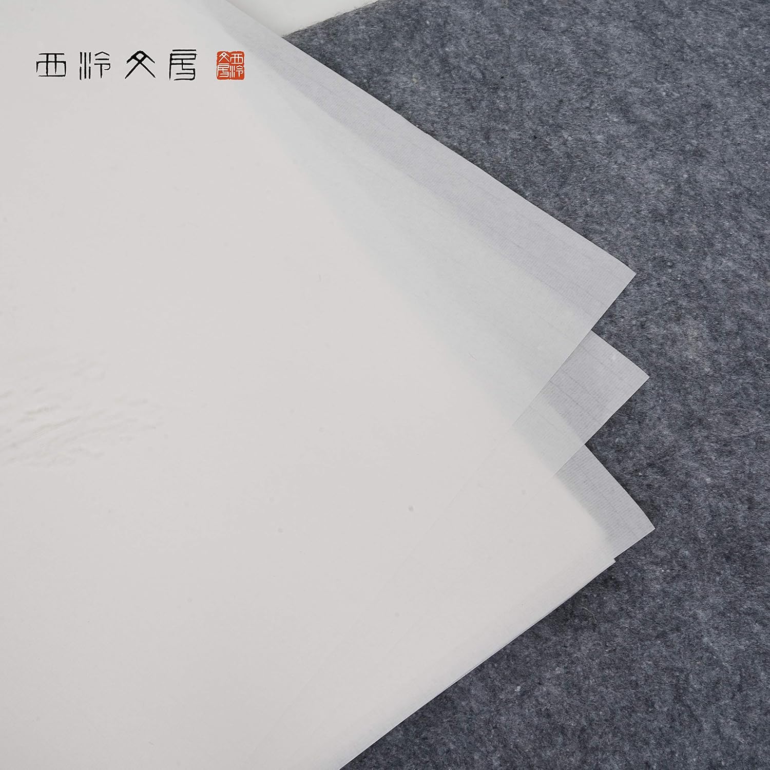 Xuan Paper Half Raw Half Ripe Drawing Paper for sumi-e Brush Chinese Japanese Calligraphy Practice Writing Rice Paper Sheng Raw Shu Ripe Xuan 100 Sheets : Arts, Crafts & Sewing