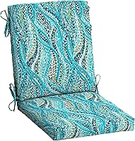 Vista 58 de Cojín para silla de comedor exterior Arden, 20 x 20 pulgadas, resistente a la lluvia, resistente a la decoloración, Alana Tile