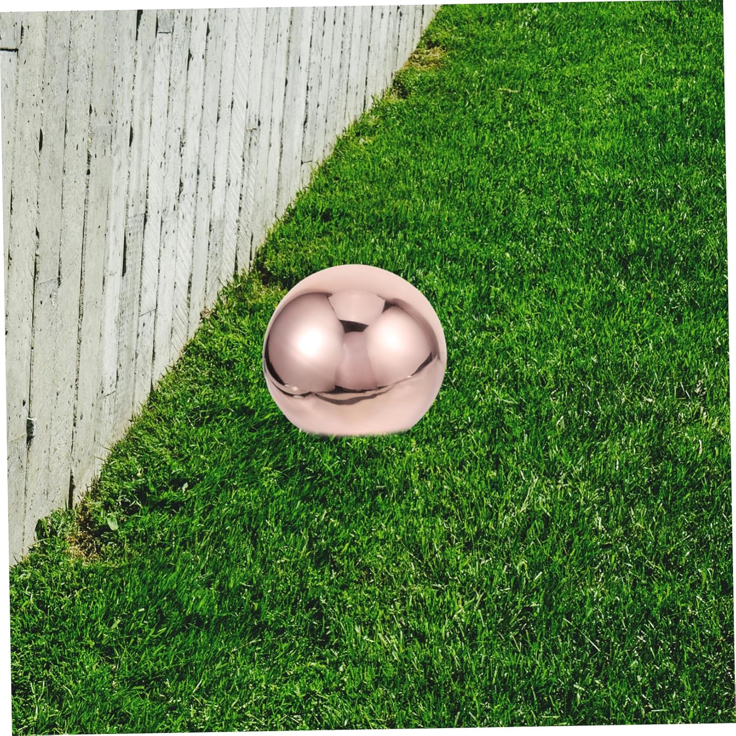 DULAI Decorative Ball Mirrors Outdoor Gazing Spheres Outdoor Reflective Globe Reflective Hollow Ball Garden Metal Ball Garden Reflective Spheres Boutique Stainless Steel Mirror Wall