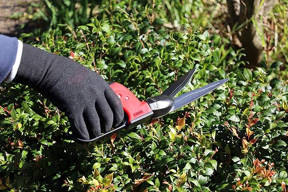 Darlac Swivel Shear – 360° Swivel Action Ideal for Grass Trimming & Edging, Deadheading & Topiary Work – 12 Cutting Positions for Accuracy – Enclosed Grip, Single Hand Use & Razor Sharp