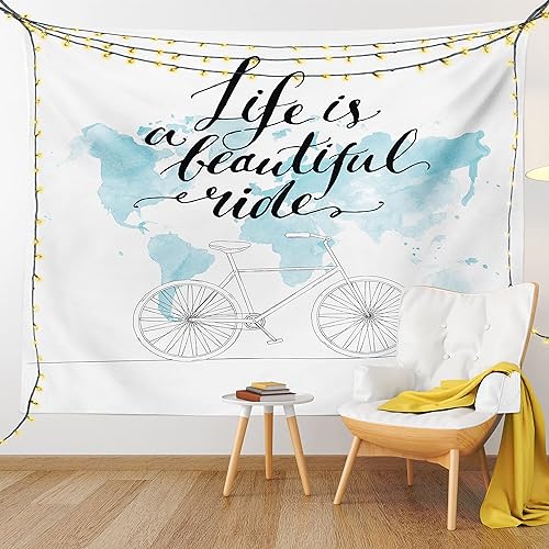 Miniatura 49 de Lunarable Tapiz de rapero, astronauta con un boombox retro para escuchar música en el espacio, impresión de audio de tira cómica, decoración de tela