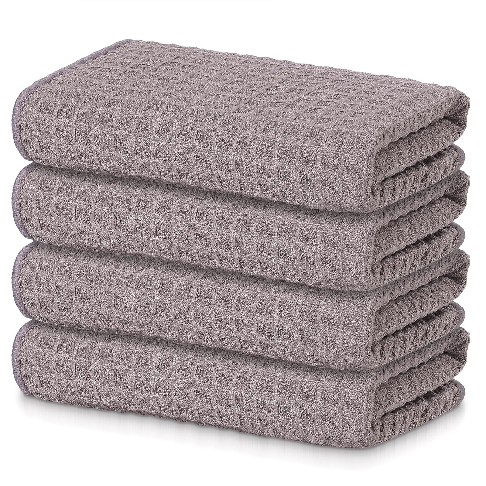 Torchons de cuisine ultra absorbants en microfibre gaufree Homaxy 40x71 cm