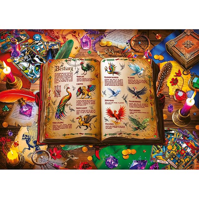 Foto 2 de 7 de Trefl - Atlas de Aves fantásticas - 1000 Piezas