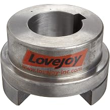 Lovejoy 12440 Size L225 Standard Jaw Coupling Hub, Cast Iron, Inch, 2.125" Bore, 5" OD, 0.5" x 0.25" Keyway