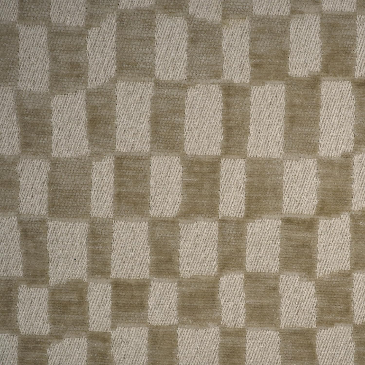 TopFabric - Checkmate - Damask Design Chenille Upholstery Fabric