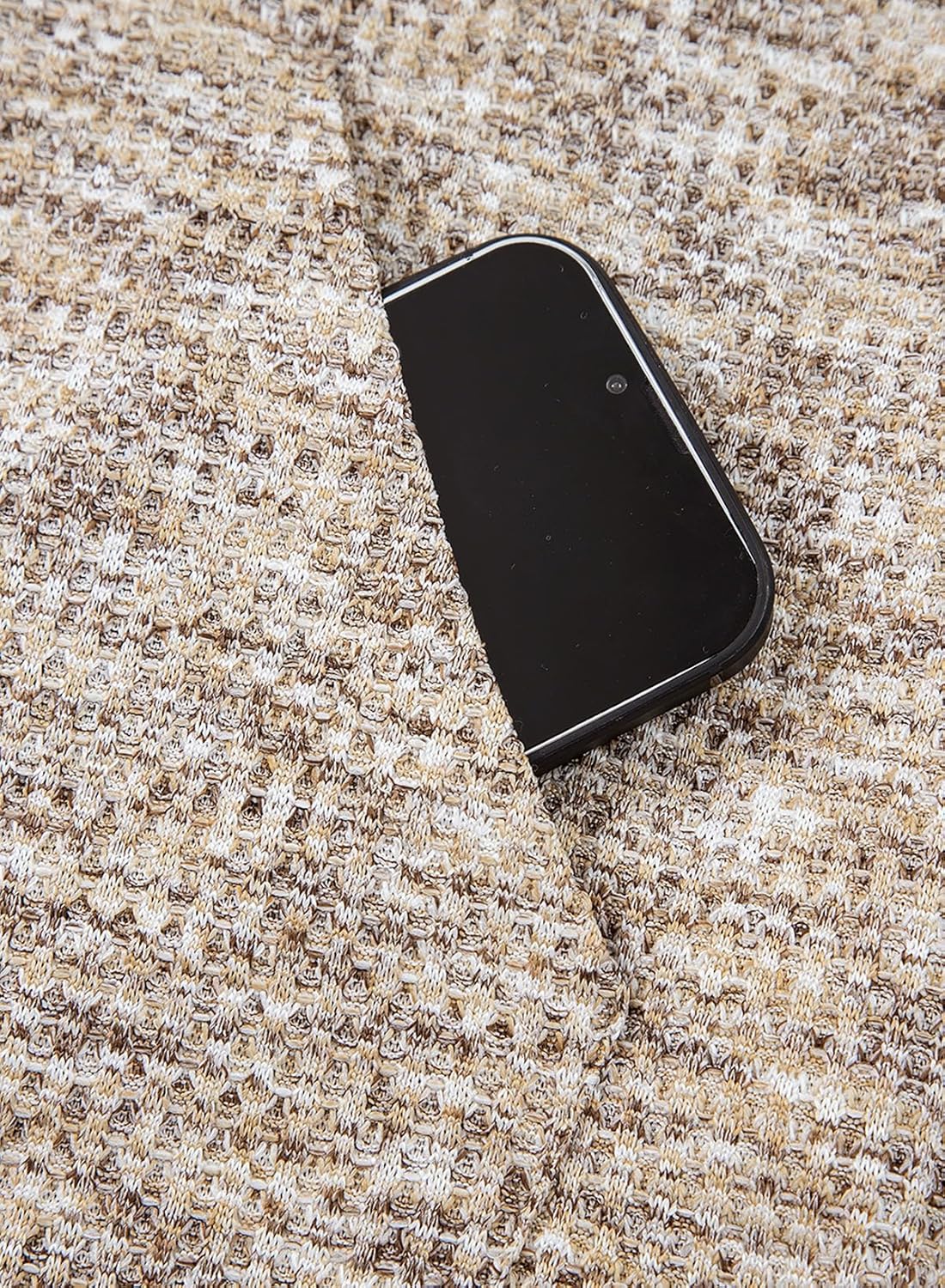 SHEWIN 2025 Fall Hoodies Waffle Knit Zip Up Sweatshirt Comfy Loose Fit Shakcet - Image 7