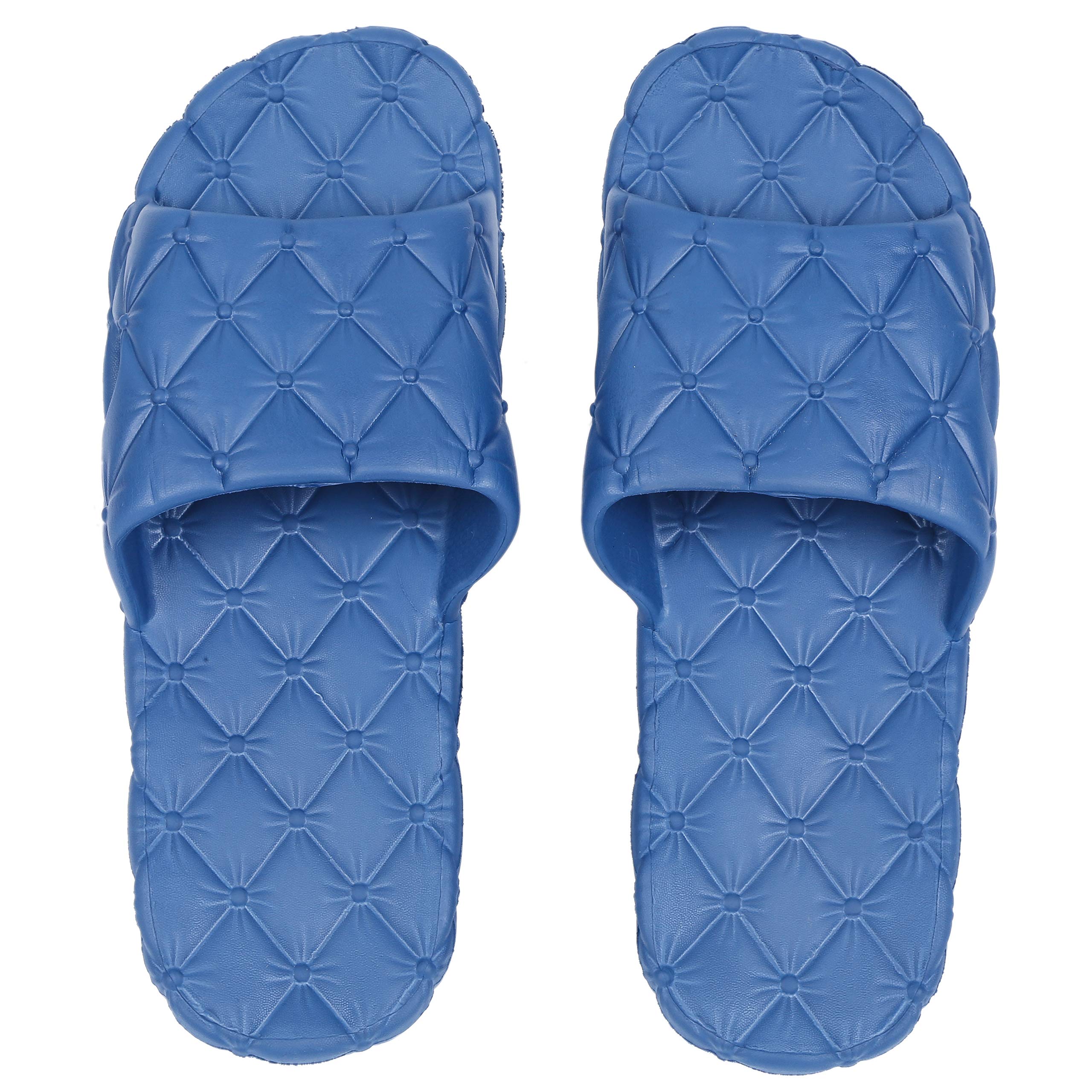 DRUNKEN Slipper for Mens Flip Flops Home fashion Slides open toe non slip Blue (B07XQJBQTV) Amazon Price History, Amazon Price Tracker