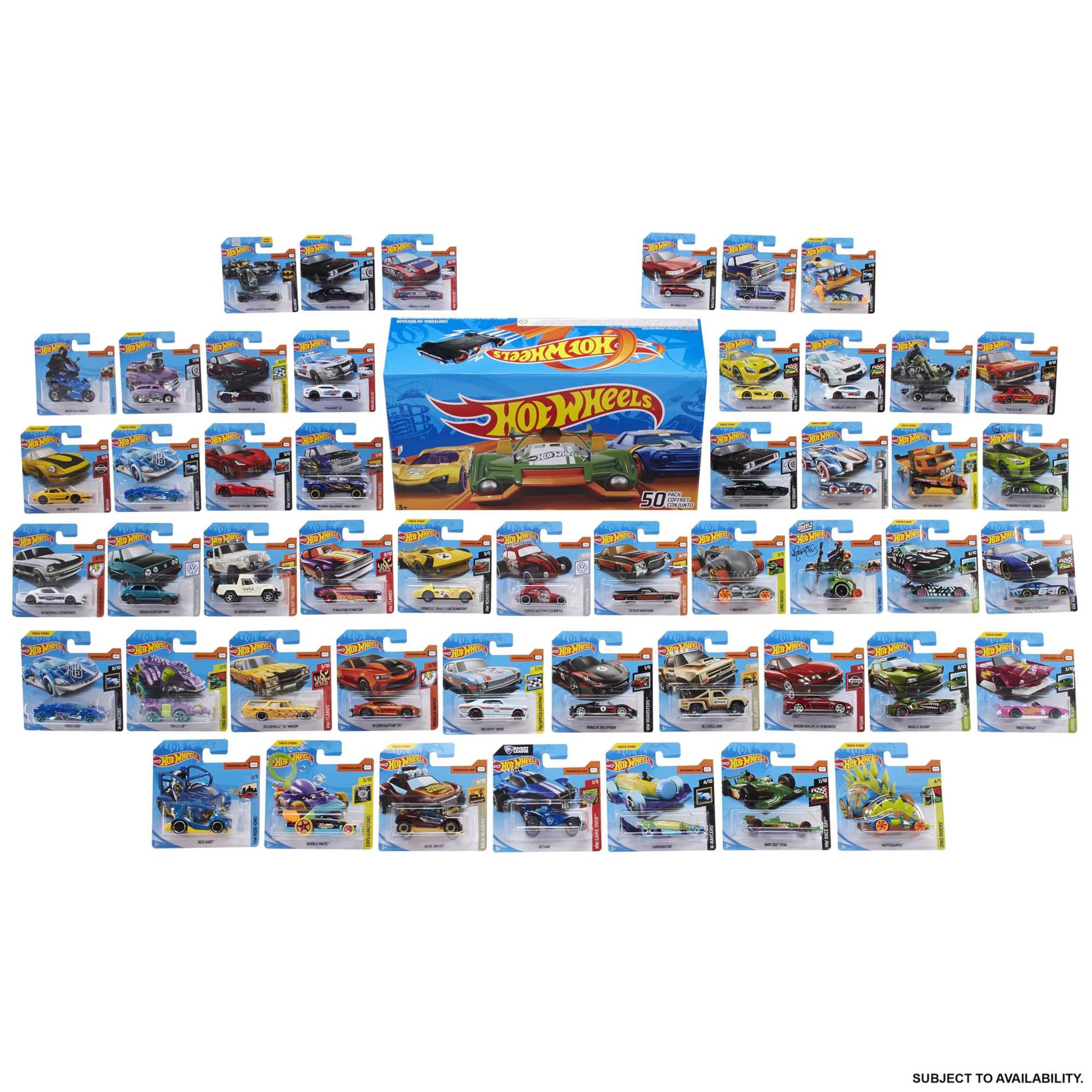Hot Wheels 40 stuks, schaal 1:64 speelgoed Hot Wheels 40 stuks, schaal 1:64 speelgoed