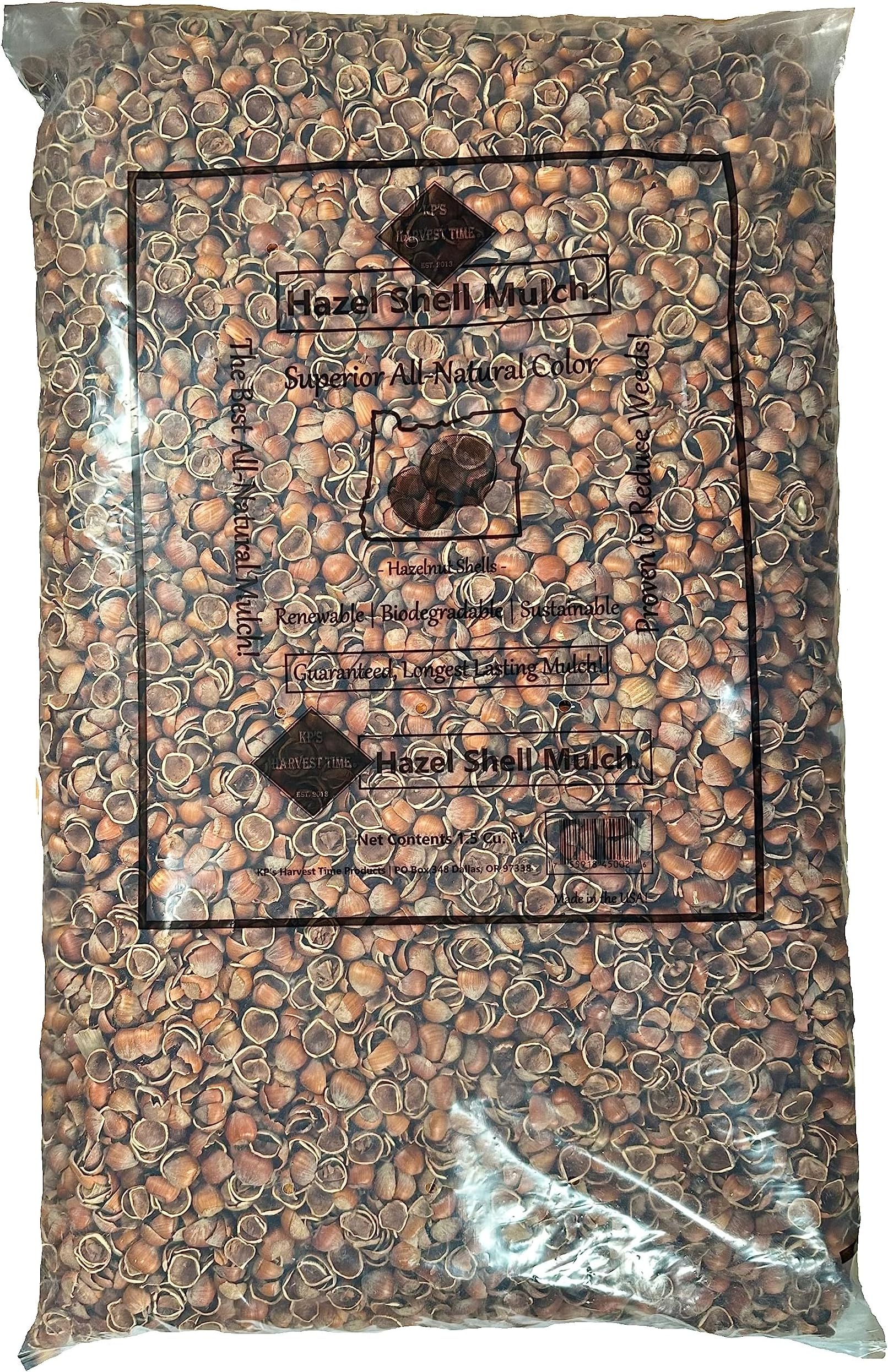 Amazon.com : Hazel Shell Mulch Amendment Product - 1.5 Cubic Foot ...