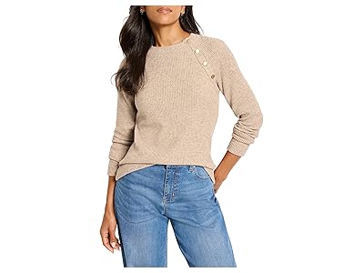 NIC+ZOE Petite Soft Thermal Button Top Women