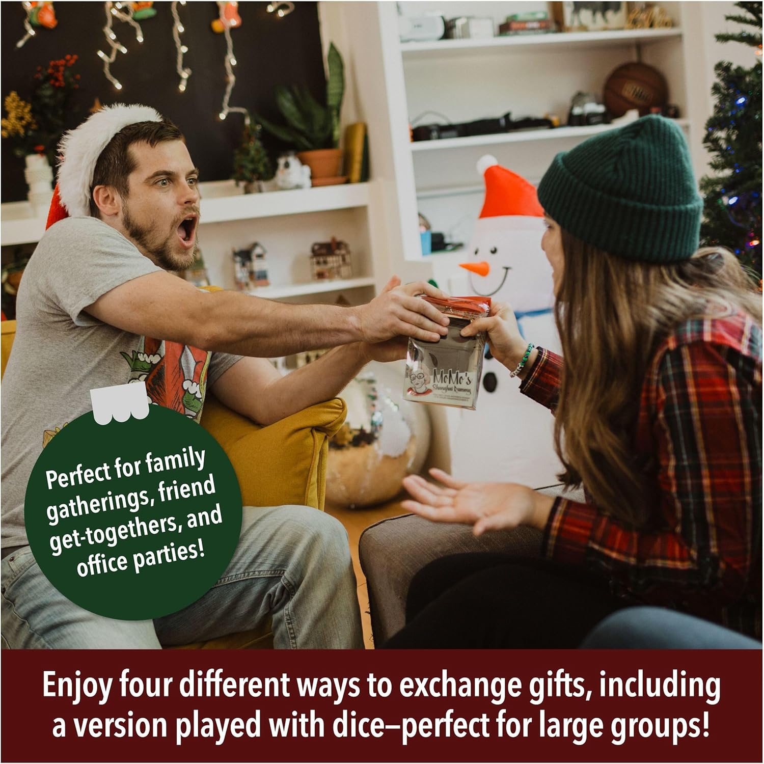 Spin Master Games, SolidRoots Dirty Santa Gift Exchange Game - Spice Up Swap Traditions, White Elephant Gifts, Holiday Games, Ages 8+