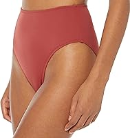 Vista 3 de Tienda Essentials Parte inferior de bikini de cintura alta y pierna alta para mujer