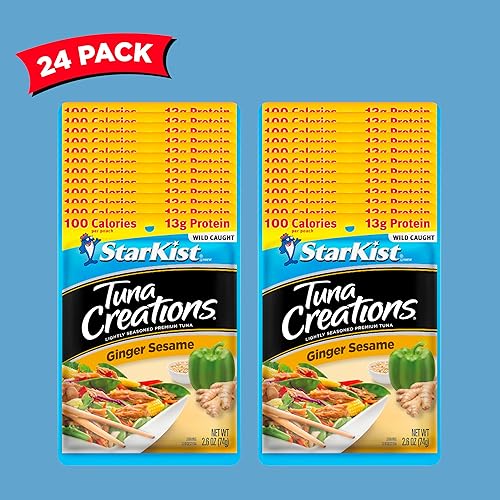 Miniatura 76 de StarKist Tuna Creations Ginger Sesame - Sabor de jengibre y sésamo para atún
