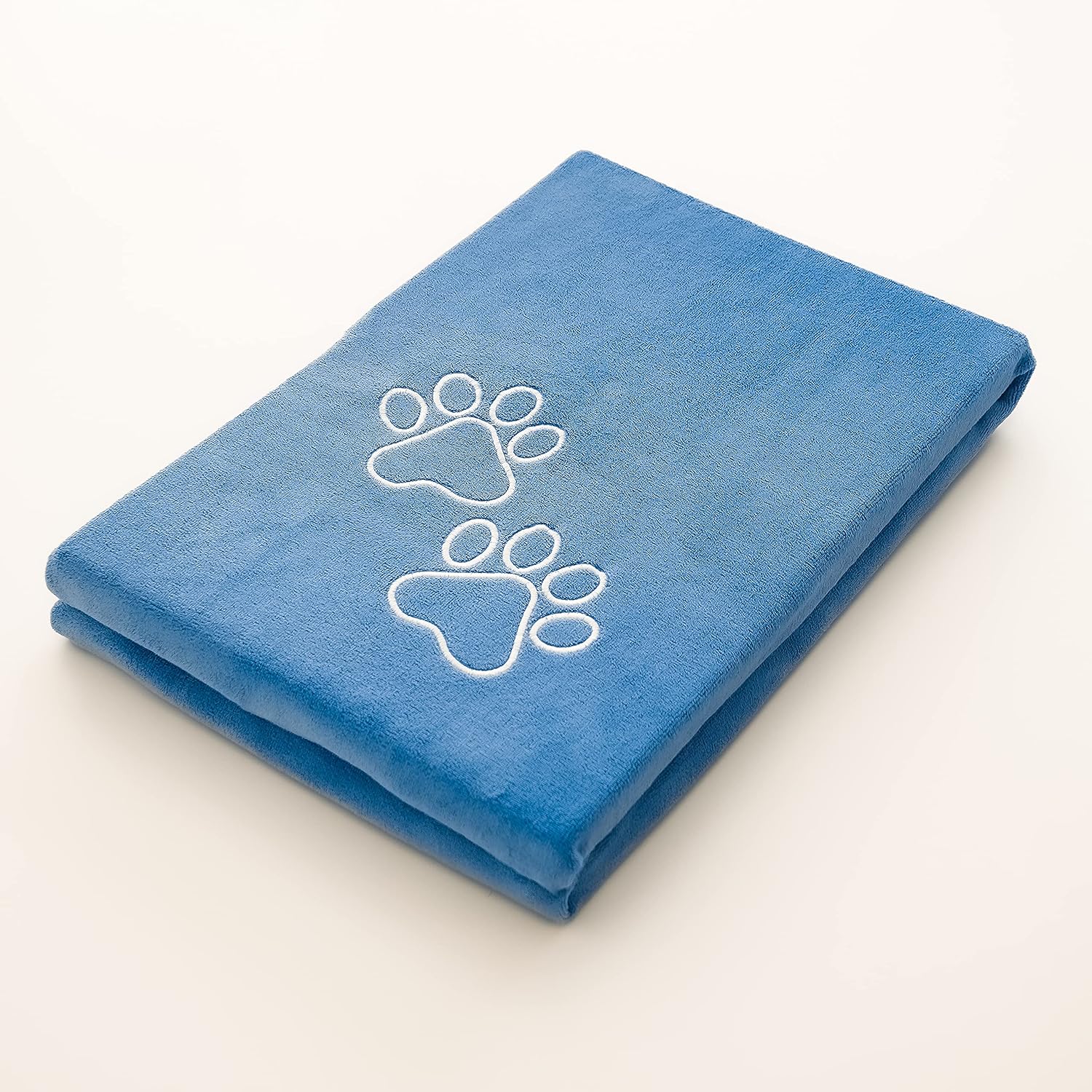 Luzia Unconditional Love | Premium Pet Drying Towel | Ultra Absorbent and Soft Microfiber Towel for Dogs and Cats (Blue)