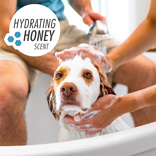 Miniatura 6 de Nature's Miracle Champú y acondicionador hidratante One Earth Hemp, 16 onzas, solución de aseo sensible 2 en 1 con aroma a miel para perros de