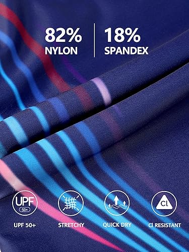 Miniatura 4 de ATTRACO traje de baño deportivo de una pieza para mujer, traje de baño atlético estilo Boyleg, traje de baño de entrenamiento