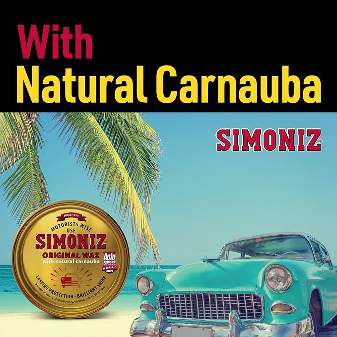 Cera de Carnauba Simoniz Pasta 150g para Pulido miniatura 4