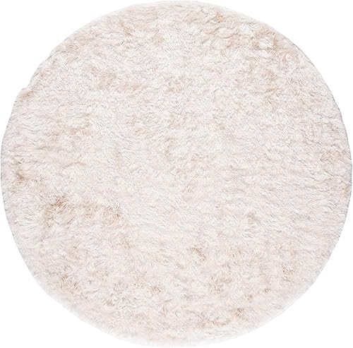 Miniatura 9 de Safavieh Colección Paris Shag alfombra de poliéster Polipropileno Ivory