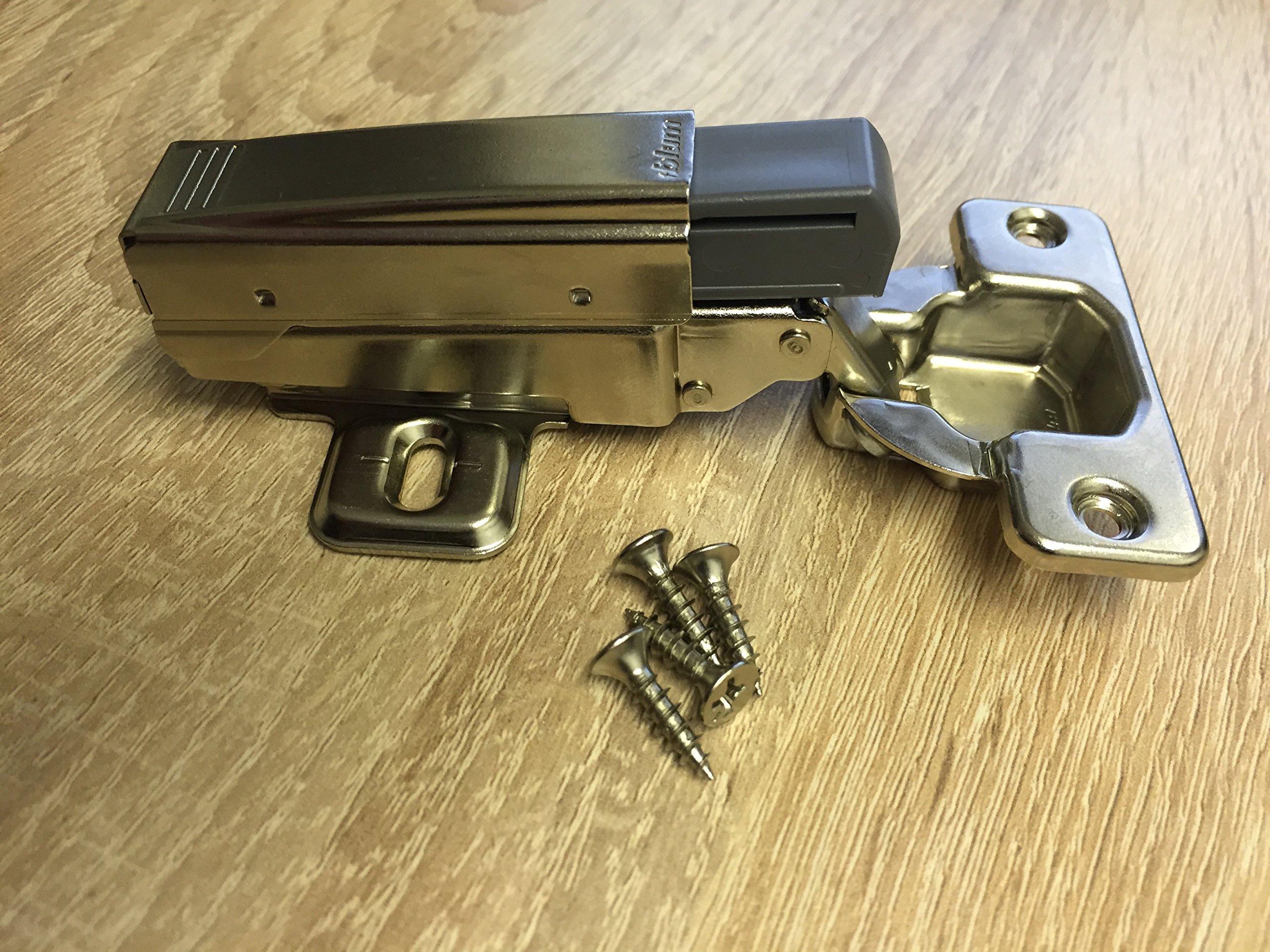 BLUM soft close hinges BLUMOTION, kitchen, cabinet door, best quality (Set: hinge/soft close piston/mounting plate/screws)