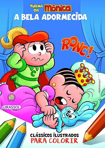 Turma da Mônica Clássicos Ilustrados para Colorir A Bela Adormecida: A Bela Adormecida: 01