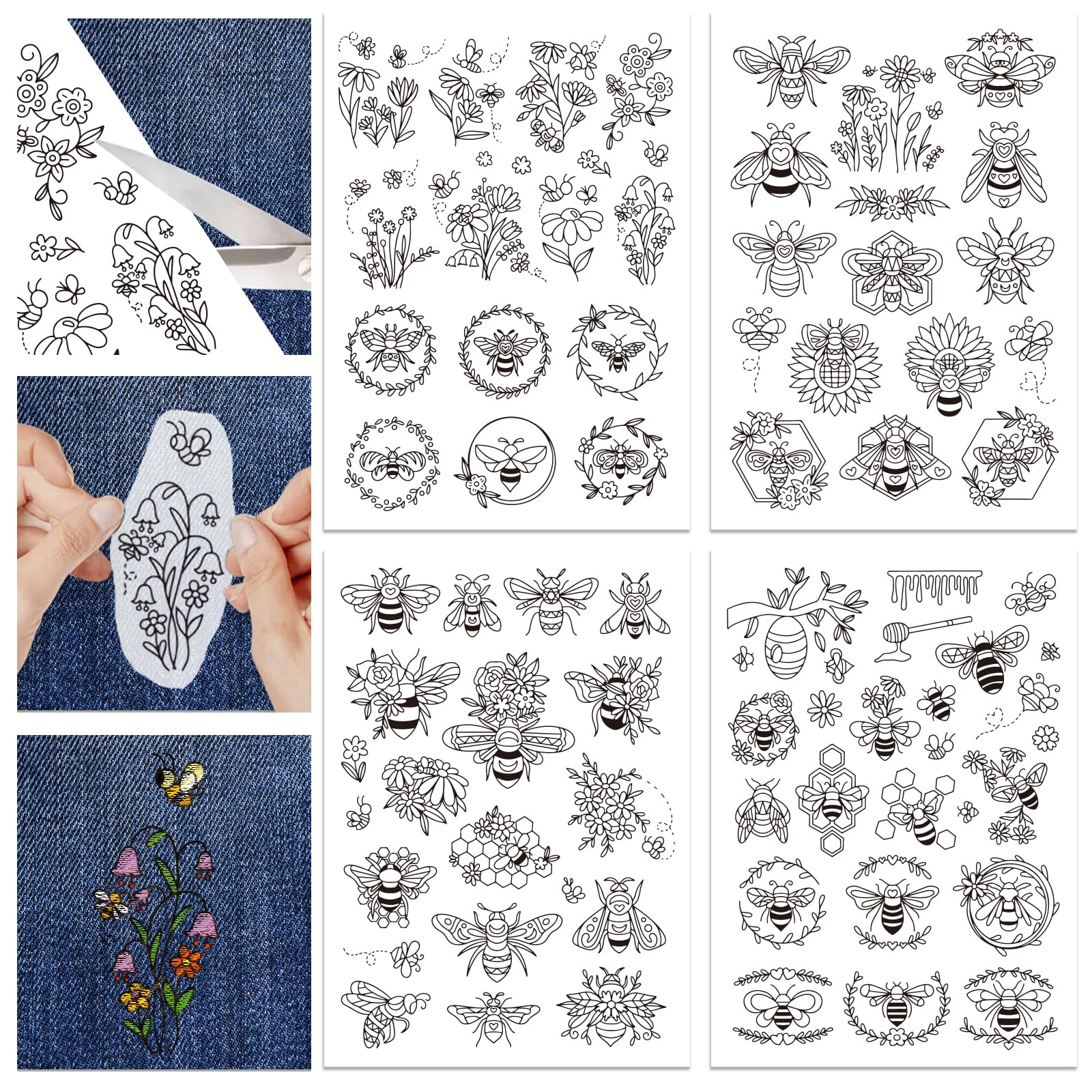 Stabilisateur de broderie à laver pour embellir vos blouses et linges de maison