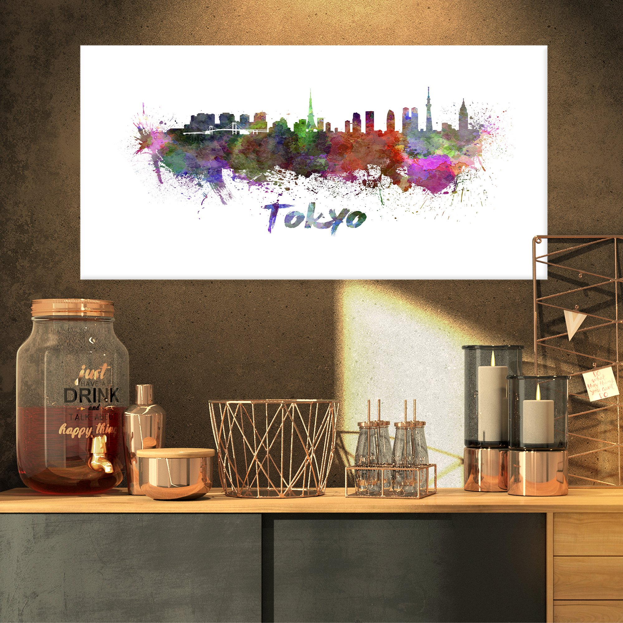 風景65 Amazon.com: Designart PT6562-32-16 Tokyo Skyline-Cityscape