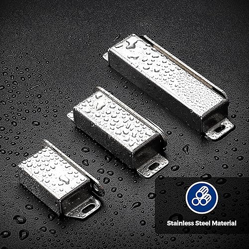 Miniatura 3 de Ravinte Imanes para puerta de armario, cierre magnético fuerte de 90 libras, cierre magnético resistente, cierre magnético para puerta de armario,