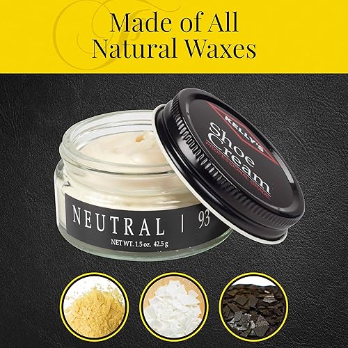 Miniatura 35 de Kelly's Shoe Cream - Pomada profesional para zapatos, 1.5 onzas, varios colores disponibles, Blanco B079VSF86S