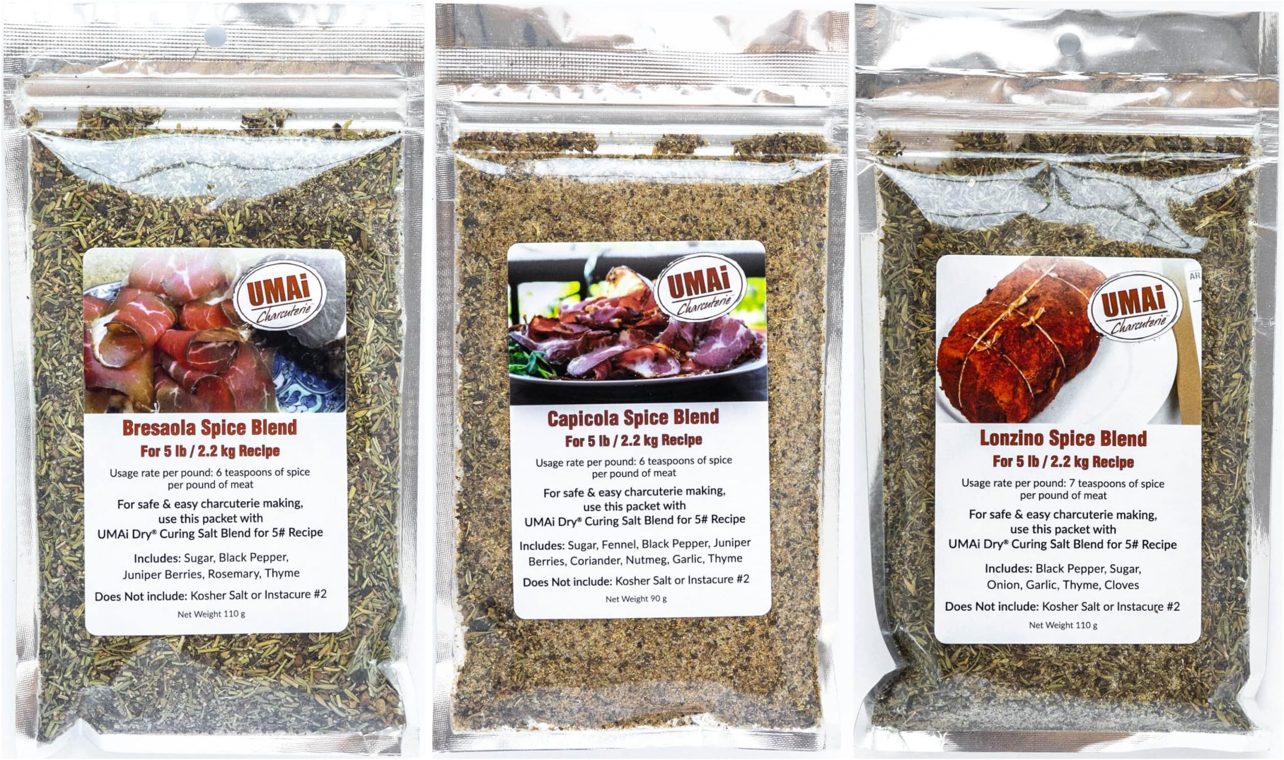 Charcuterie Spice Bundle (Bresaola, Capicola, Lonzino)