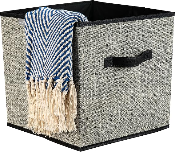 Simplify Collapsible Storage Cube in Black (25432-BLACK)