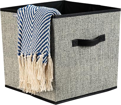 Simplify Collapsible Storage Cube in Black (25432-BLACK)