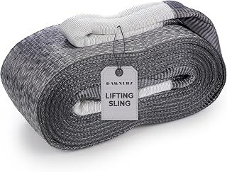 Heavy Duty Equipment Lifting Strap 8800 lbs Vertical WLL 18 ft - Polyester Lifting Sling for Hoist, Crane, Boat (4.7" x 18')
