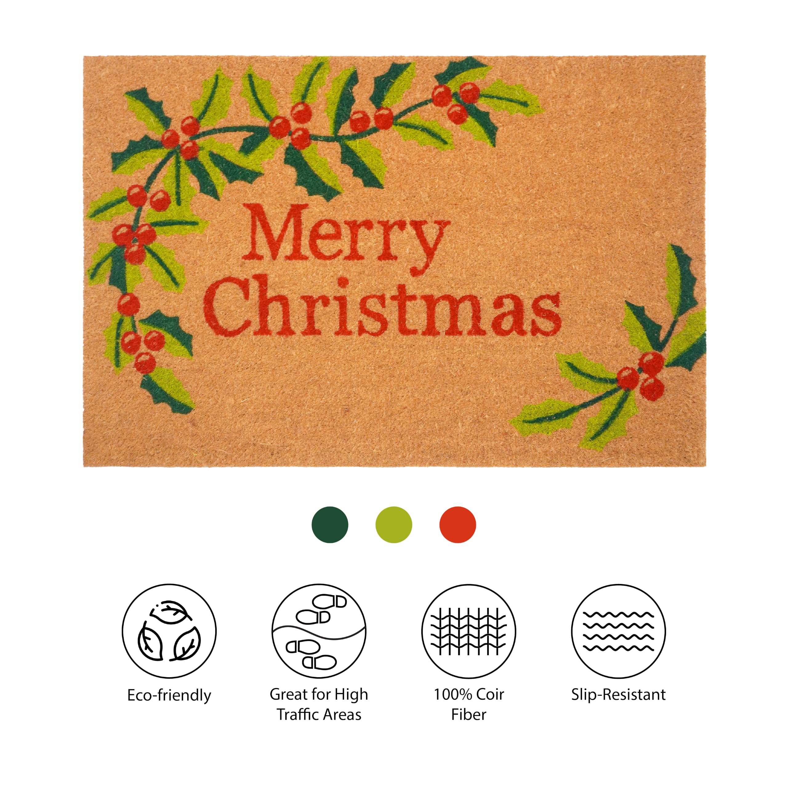 Calloway Mills 121022436 Felpudo navideño, 24 x 36 pulgadas, multicolor