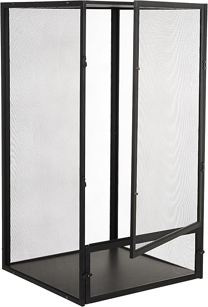 Marke: Zoo Med Zoo Med NT-11 ReptiBreeze Aluminium Terrarium 40 x 40 x 76 cm in use