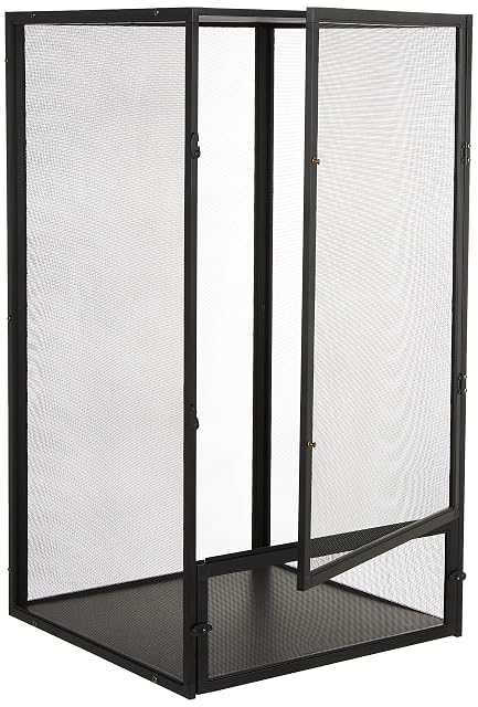 Foto 2 de 4 de Zoo Med Repribreeze Caja de Aluminio Anticorrosión para Reptiles, Jaula de Vidrio para Dragones Barbudos