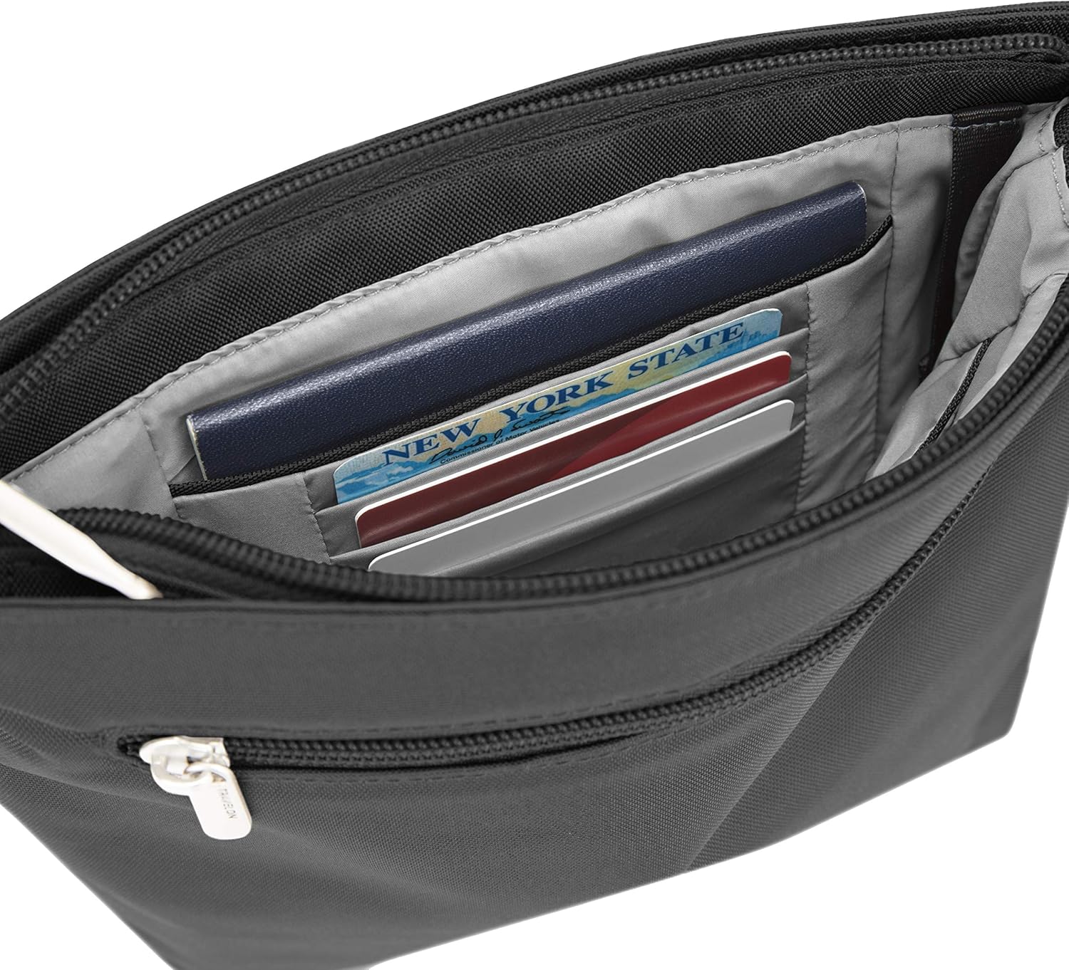  | Travelon Anti-Theft Classic Mini Shoulder Bag, Black, One Size, 8.5 x 8.5 x 2 | Messenger Bags