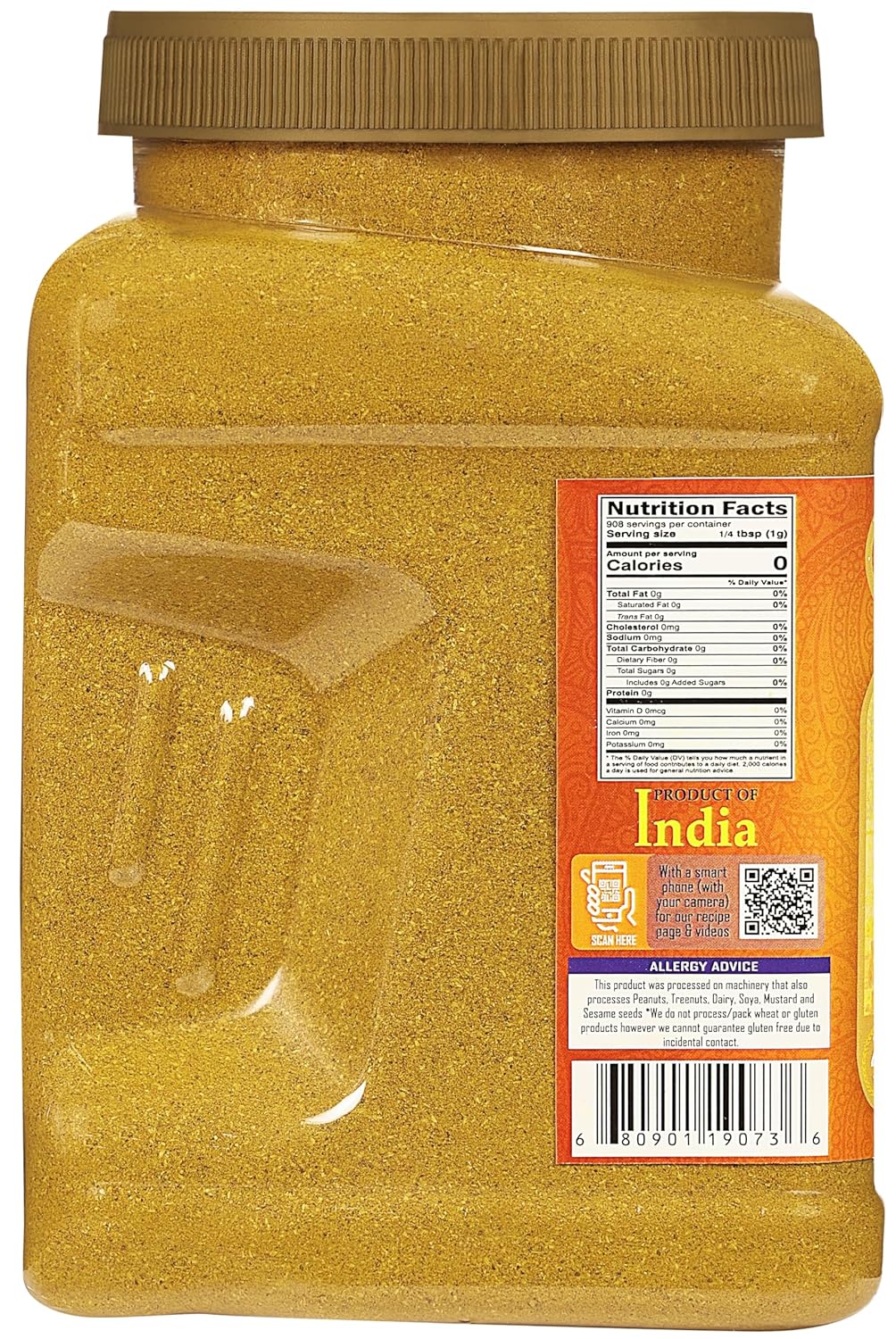 Rani Curry Powder Mild (10-Spice Authentic Indian Blend) 2lbs (908g) PET Jar ~ All Natural | Salt-Free | NO Chili or Peppers | Vegan | No Colors | Gluten Friendly | NON-GMO | Kosher | Indian Origin