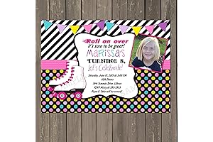 Invigorating Invitations for Roller Skating Merriment