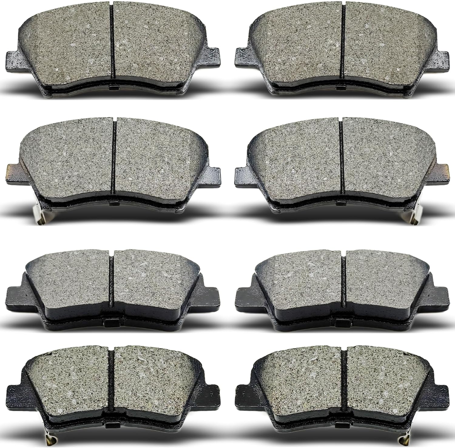 D1912 D1812 Front Rear Ceramic Brake Pads Set Fit For 2017-2020 Hyundai Elantra, For 2017-2020 Hyundai Ioniq, For 2017-2022 Kia Niro